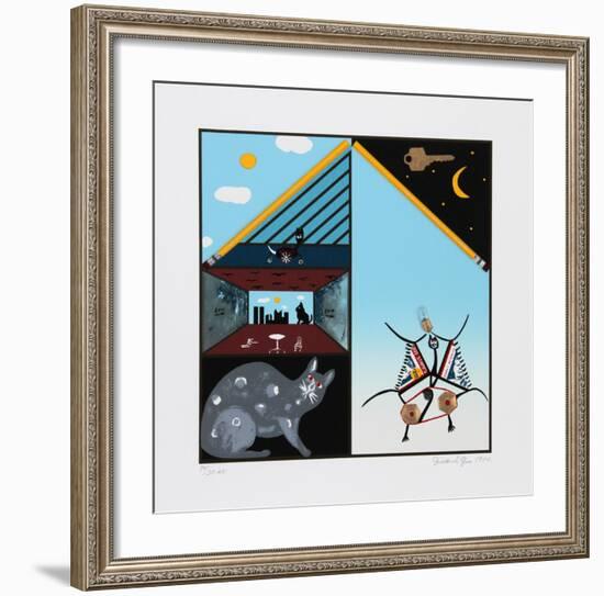 The Cat in the Cellar-Friedrich Gross-Framed Limited Edition