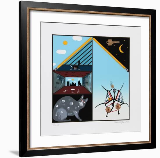 The Cat in the Cellar-Friedrich Gross-Framed Limited Edition