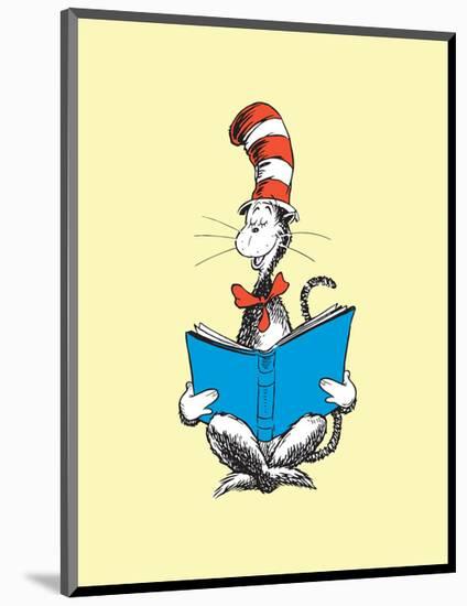 The Cat in the Hat (on yellow)-Theodor (Dr. Seuss) Geisel-Mounted Art Print