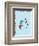 The Cat in the Hat: Thing One (on blue)-Theodor (Dr. Seuss) Geisel-Framed Art Print