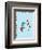 The Cat in the Hat: Thing One (on blue)-Theodor (Dr. Seuss) Geisel-Framed Art Print