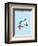 The Cat in the Hat: Thing One (on blue)-Theodor (Dr. Seuss) Geisel-Framed Art Print