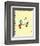 The Cat in the Hat: Thing One (on yellow)-Theodor (Dr. Seuss) Geisel-Framed Art Print