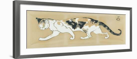 The Cat, le Chat-Théophile Alexandre Steinlen-Framed Giclee Print