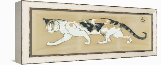 The Cat, le Chat-Théophile Alexandre Steinlen-Framed Premier Image Canvas