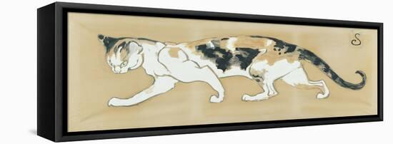 The Cat, le Chat-Théophile Alexandre Steinlen-Framed Premier Image Canvas