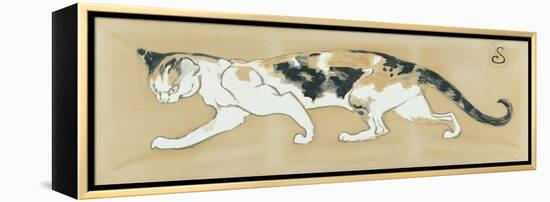 The Cat, le Chat-Théophile Alexandre Steinlen-Framed Premier Image Canvas