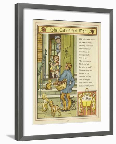 The Cat's Meat Man-Thomas Crane-Framed Giclee Print