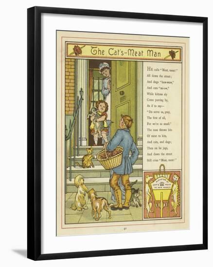 The Cat's Meat Man-Thomas Crane-Framed Giclee Print