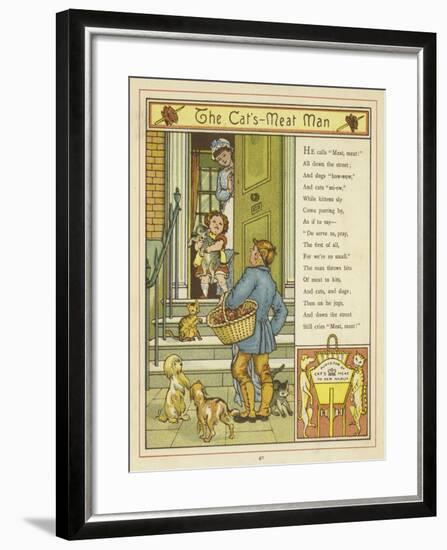 The Cat's Meat Man-Thomas Crane-Framed Giclee Print