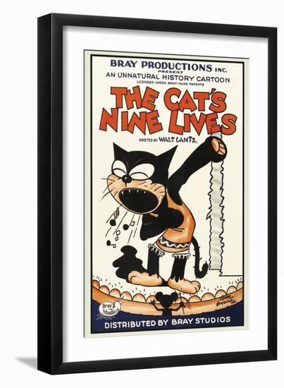 The Cat's Nine Lives-Bray Productions-Framed Premium Giclee Print