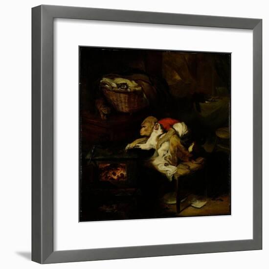 The Cat's Paw, C.1824-Edwin Landseer-Framed Giclee Print