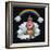 The Cat Unicorn in Sunglasses with a Color Donut is Sitting on the Cloud like a Couch. the Rainbow-null-Framed Photographic Print