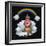 The Cat Unicorn in Sunglasses with a Color Donut is Sitting on the Cloud like a Couch. the Rainbow-null-Framed Photographic Print