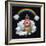 The Cat Unicorn in Sunglasses with a Color Donut is Sitting on the Cloud like a Couch. the Rainbow-null-Framed Photographic Print