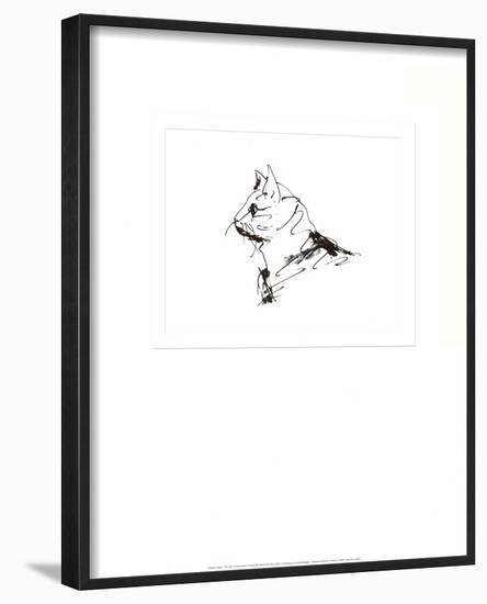 The Cat-Pablo Picasso-Lamina Framed Art Print