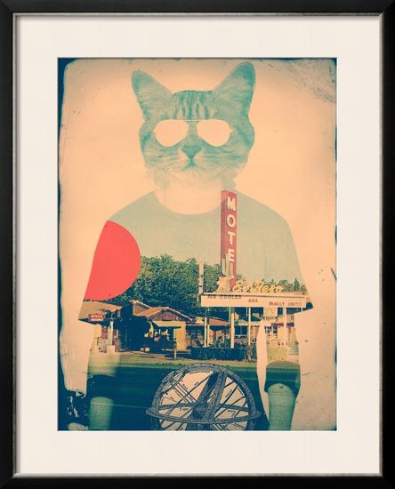 The Cat-Ali Gulec-Framed Art Print