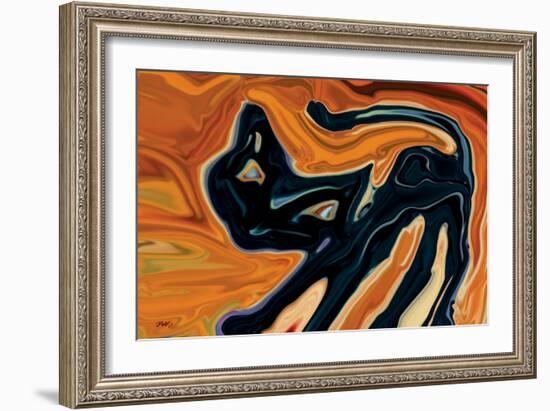 The Cat-Rabi Khan-Framed Art Print