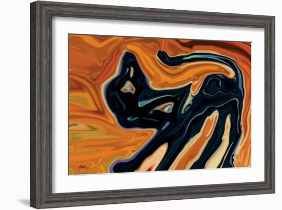 The Cat-Rabi Khan-Framed Art Print