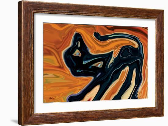 The Cat-Rabi Khan-Framed Art Print