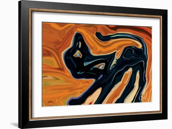 The Cat-Rabi Khan-Framed Art Print