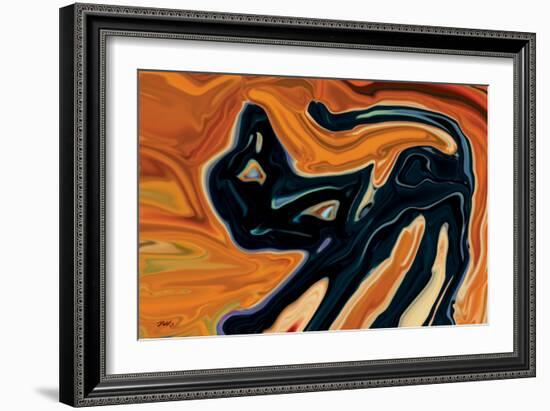 The Cat-Rabi Khan-Framed Art Print