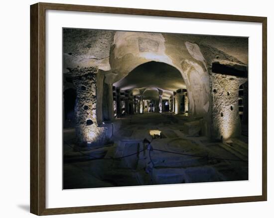 The Catacombs of San Gennaro (St. Januarius), Naples, Campania, Italy, Europe-Oliviero Olivieri-Framed Photographic Print