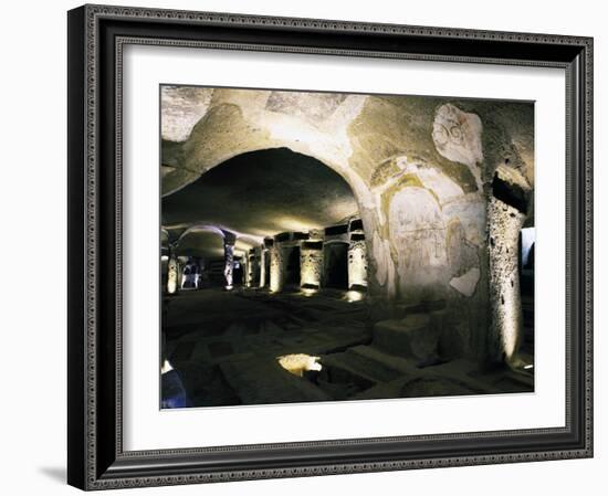 The Catacombs of San Gennaro (St. Januarius), Naples, Campania, Italy, Europe-Oliviero Olivieri-Framed Photographic Print
