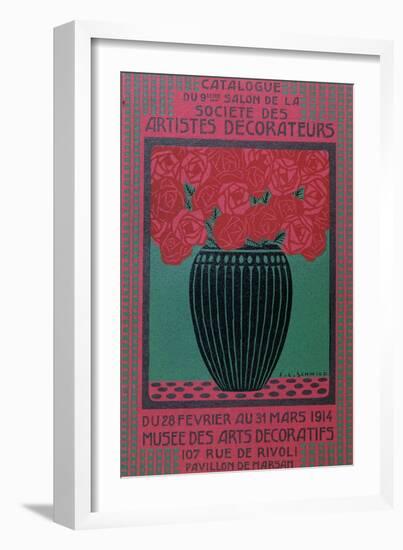 The Catalogue Front Cover of the 'Societe des Artistes Decorateurs' 9th Salon, 1914-Francois-Louis Schmied-Framed Giclee Print