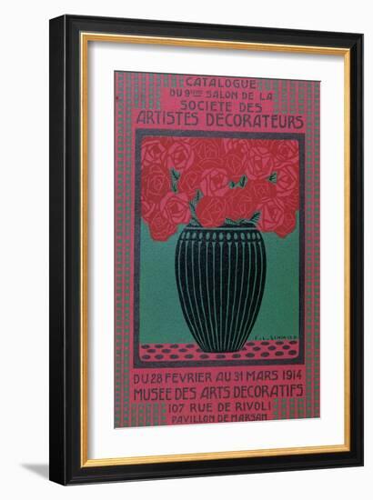 The Catalogue Front Cover of the 'Societe des Artistes Decorateurs' 9th Salon, 1914-Francois-Louis Schmied-Framed Giclee Print