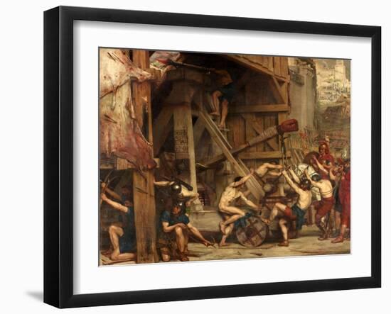 The Catapult, C.1868-72-Sir Edward John Poynter-Framed Giclee Print