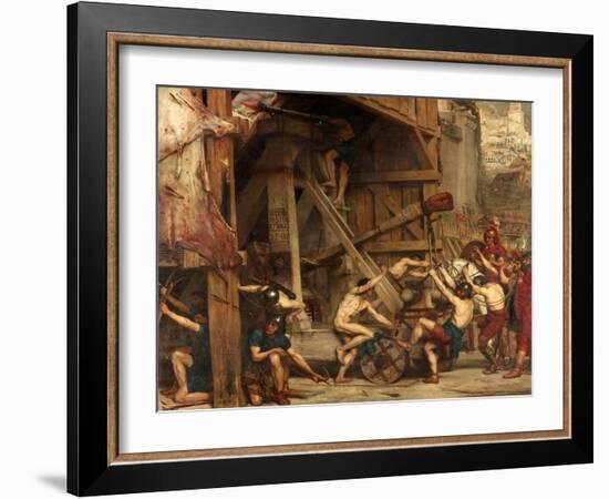 The Catapult, C.1868-72-Sir Edward John Poynter-Framed Giclee Print