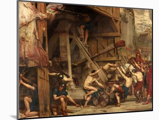 The Catapult, C.1868-72-Sir Edward John Poynter-Mounted Giclee Print