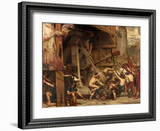 The Catapult, C.1868-72-Sir Edward John Poynter-Framed Giclee Print