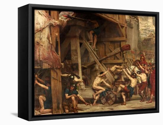 The Catapult, C.1868-72-Sir Edward John Poynter-Framed Premier Image Canvas