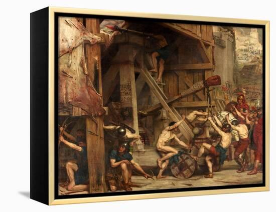 The Catapult, C.1868-72-Sir Edward John Poynter-Framed Premier Image Canvas