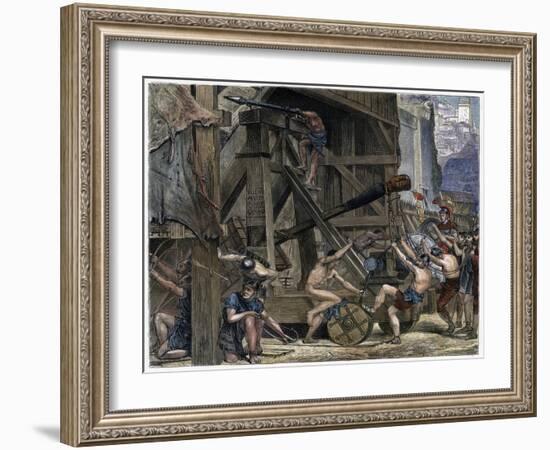 The Catapult, C1868-Edward John Poynter-Framed Giclee Print