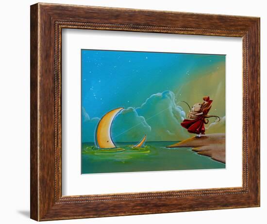 The Catch-Cindy Thornton-Framed Art Print