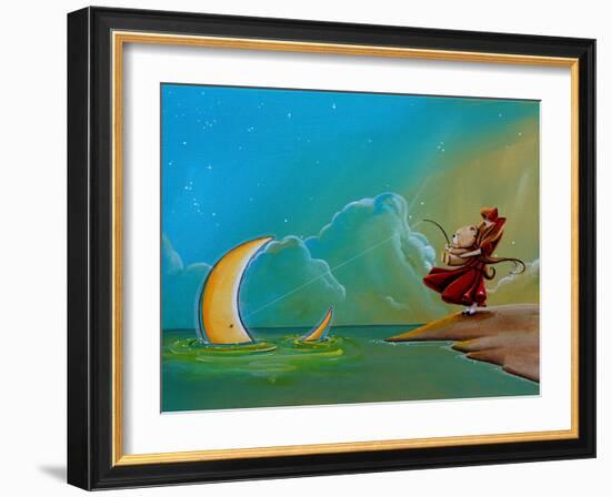 The Catch-Cindy Thornton-Framed Art Print