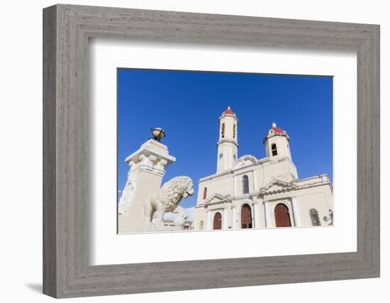 The Catedral de la Purisima Concepcion in Plaza Jose Marti, Cienfuegos, UNESCO World Heritage Site,-Michael Nolan-Framed Photographic Print