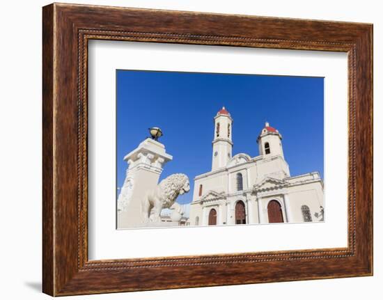 The Catedral de la Purisima Concepcion in Plaza Jose Marti, Cienfuegos, UNESCO World Heritage Site,-Michael Nolan-Framed Photographic Print