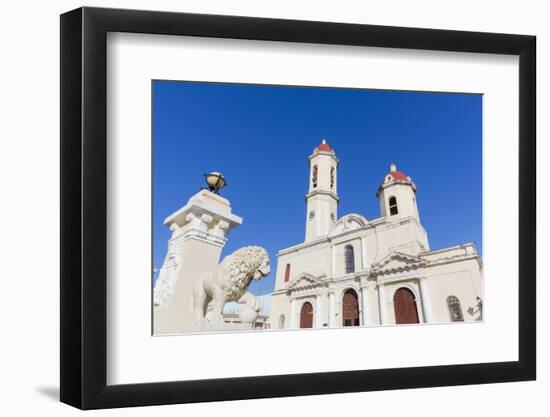 The Catedral de la Purisima Concepcion in Plaza Jose Marti, Cienfuegos, UNESCO World Heritage Site,-Michael Nolan-Framed Photographic Print