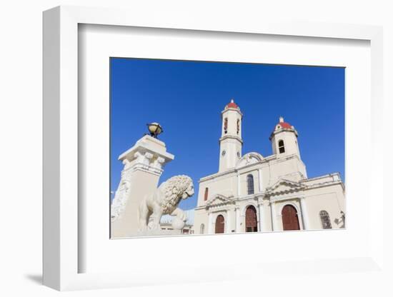 The Catedral de la Purisima Concepcion in Plaza Jose Marti, Cienfuegos, UNESCO World Heritage Site,-Michael Nolan-Framed Photographic Print