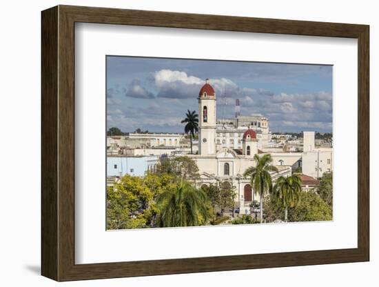 The Catedral de la Purisima Concepcion in Plaza Jose Marti, Cienfuegos, UNESCO World Heritage Site,-Michael Nolan-Framed Photographic Print