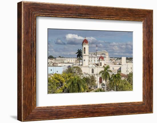 The Catedral de la Purisima Concepcion in Plaza Jose Marti, Cienfuegos, UNESCO World Heritage Site,-Michael Nolan-Framed Photographic Print