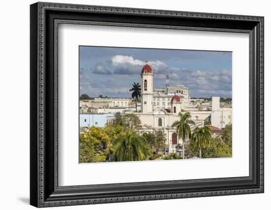 The Catedral de la Purisima Concepcion in Plaza Jose Marti, Cienfuegos, UNESCO World Heritage Site,-Michael Nolan-Framed Photographic Print