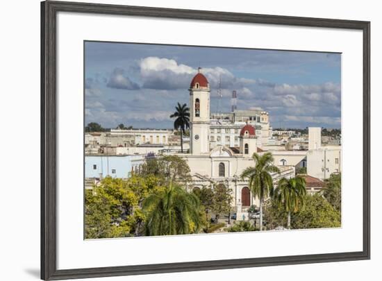 The Catedral de la Purisima Concepcion in Plaza Jose Marti, Cienfuegos, UNESCO World Heritage Site,-Michael Nolan-Framed Photographic Print