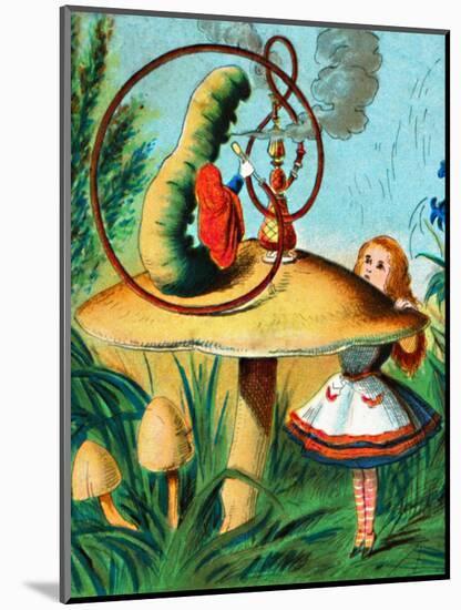 'The caterpillar on his mushroom', c1900-Unknown-Mounted Giclee Print