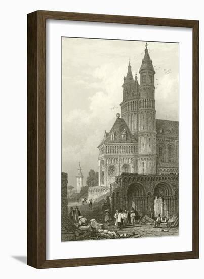 The Cathedral at Worms-Samuel Prout-Framed Giclee Print