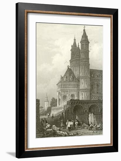 The Cathedral at Worms-Samuel Prout-Framed Giclee Print